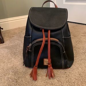 Dooney & Bourke Blue Leather Backpack